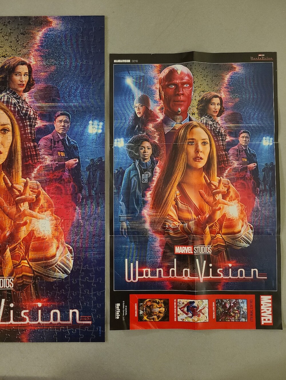 Marvel Studios WandaVision Reality Rift 500-Piece Jigsaw Puzzle Buffalo Games - Picture 5 of 6